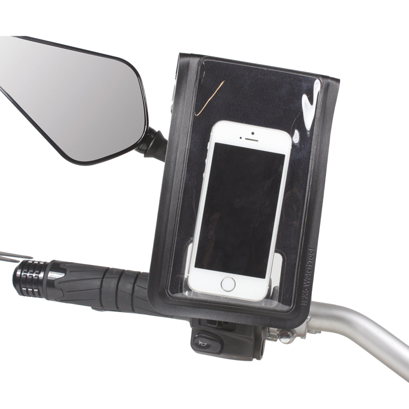 Support pour Smartphone à fixer à la Tige du rétroviseur